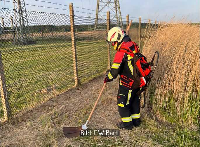 Feuerwehr Barlt ist auf Vegetationsbrände vorbereitet