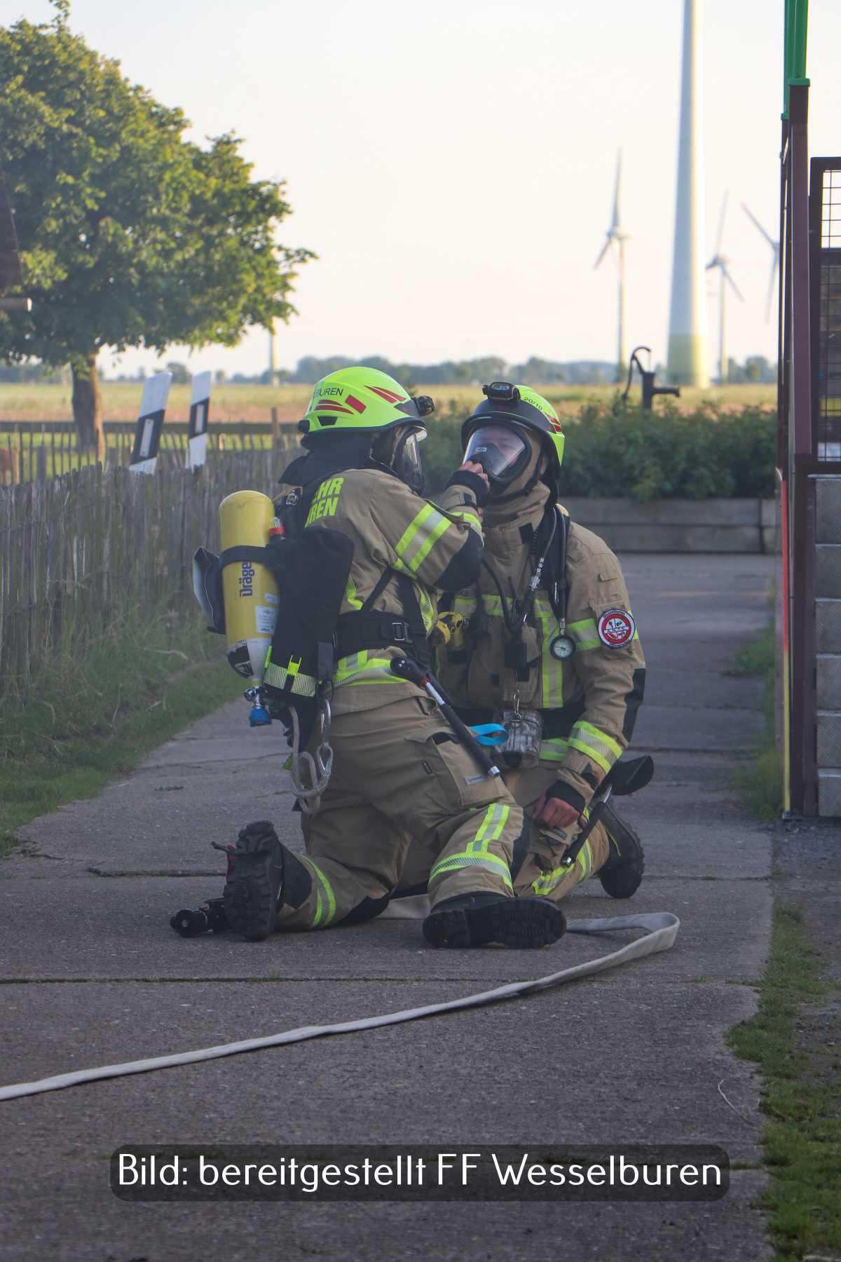 Wesselburen - Blitzeinschlag im Freizeitpark Wesselburen - Blitzeinschlag im Freizeitpark