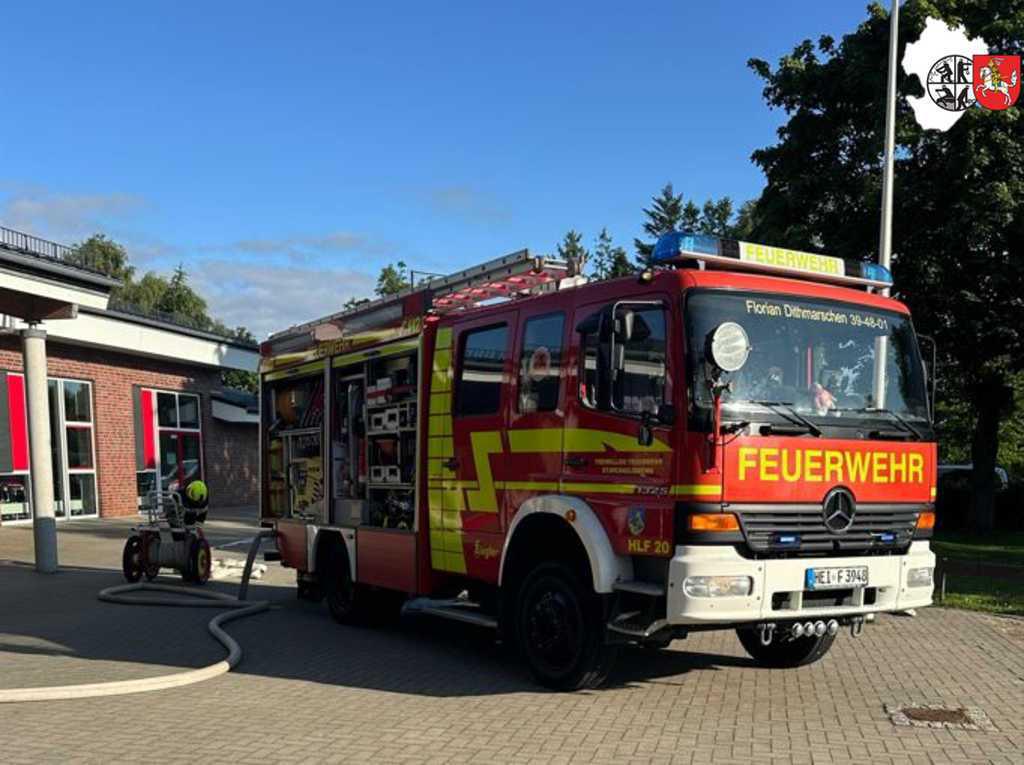St. Michaelisdonn - Feueralarm in der Schule St. Michaelisdonn - Feueralarm in der Schule