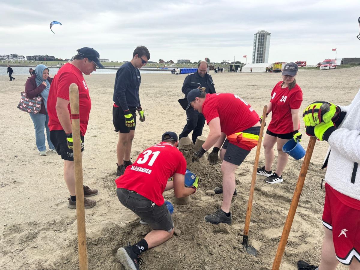 Kräftemessen der Feuerwehren in Büsum