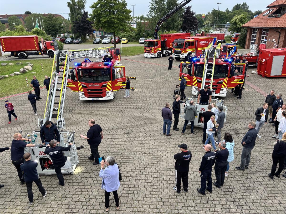 Einzigartig in Dithmarschen - Eine Wehr, zwei Leitern