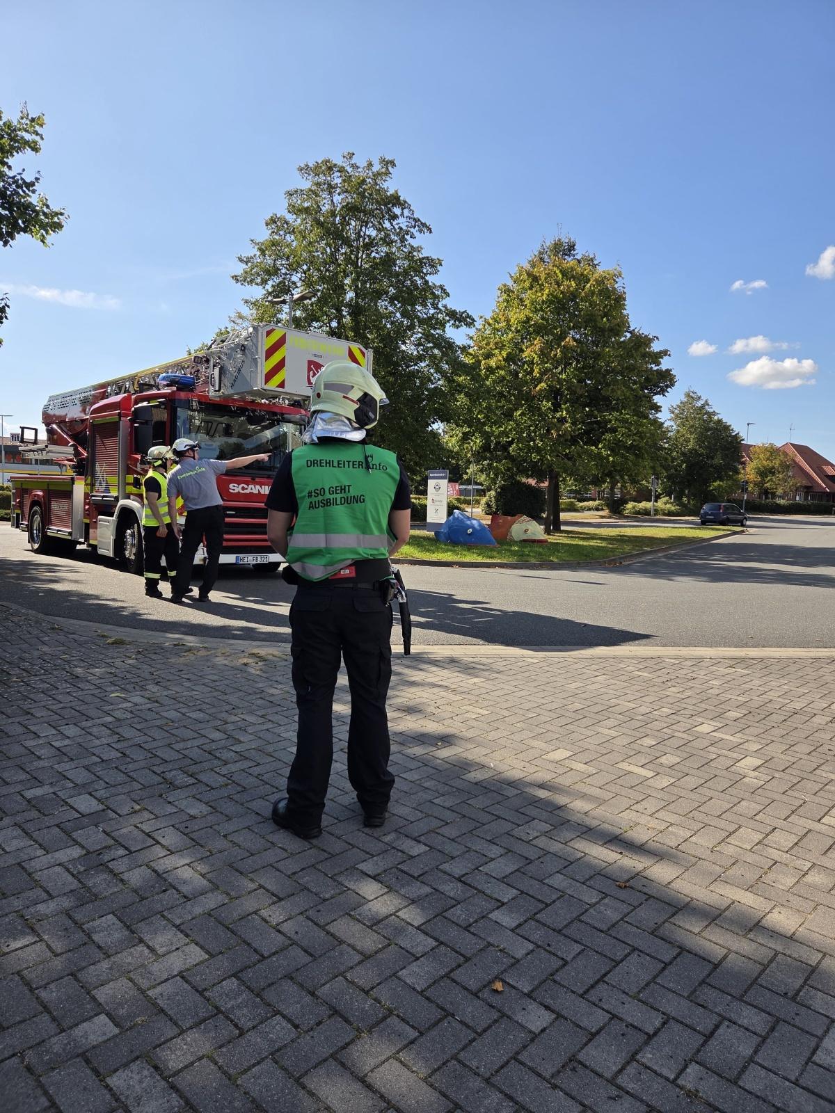 Drehleiterausbildung „Basiskurs Einsatz“ auf Kreisebene