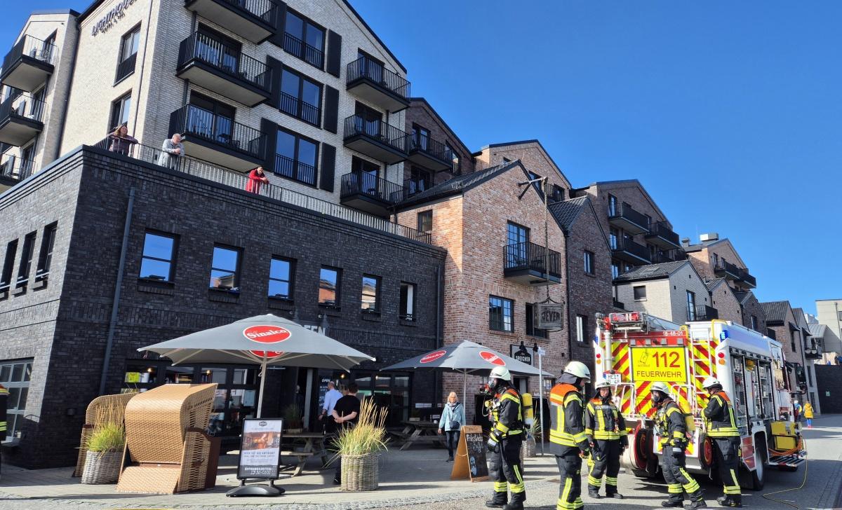 Büsum - Fettbrand in einem Hotel