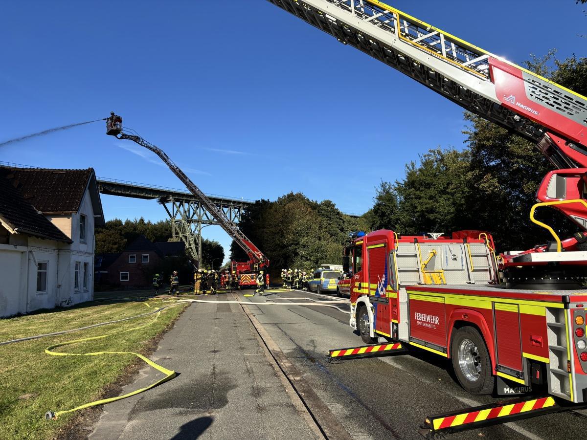 Hochdonn - Großfeuer vernichtet Werkstatt (aktualisiert)