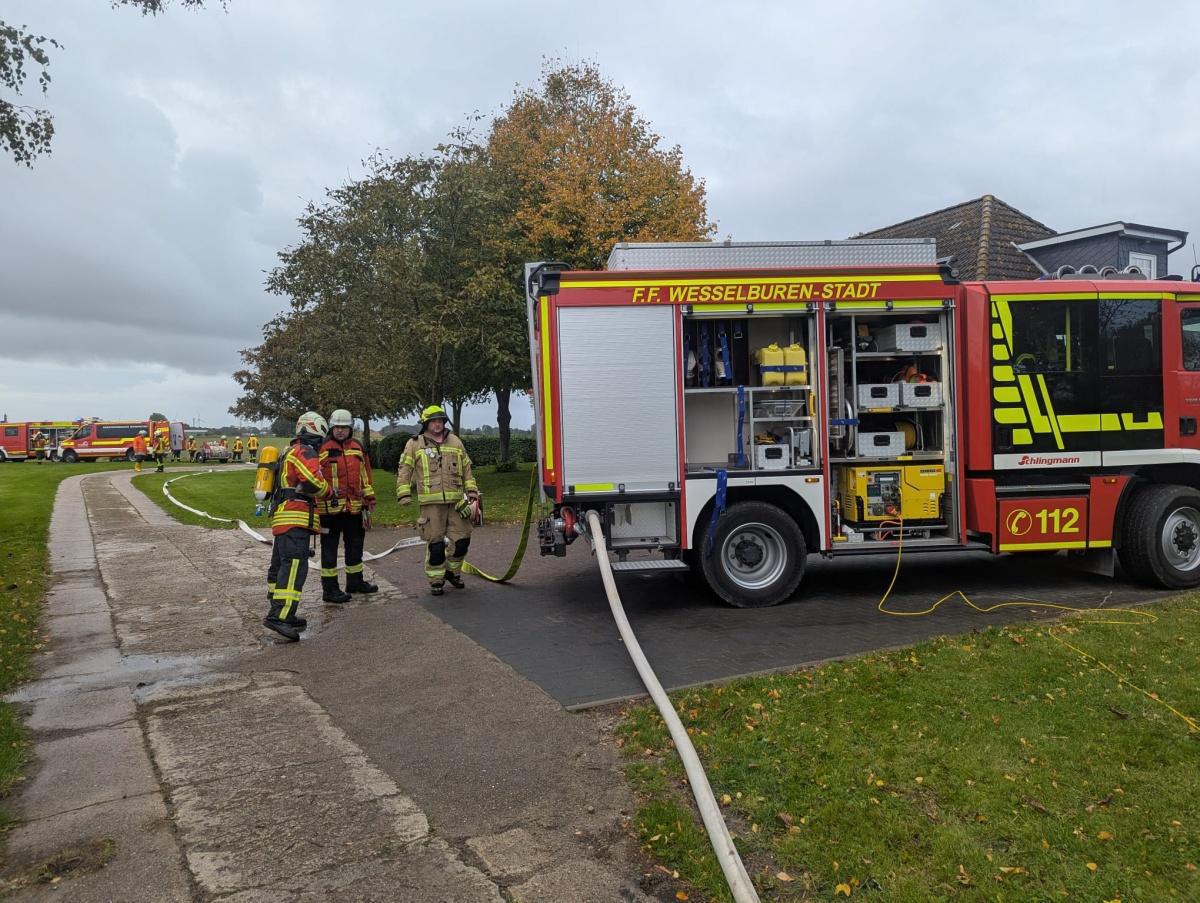 Osterwurth - Brand in Einfamilienhaus in Oesterwurth Osterwurth - Brand in Einfamilienhaus in Oesterwurth