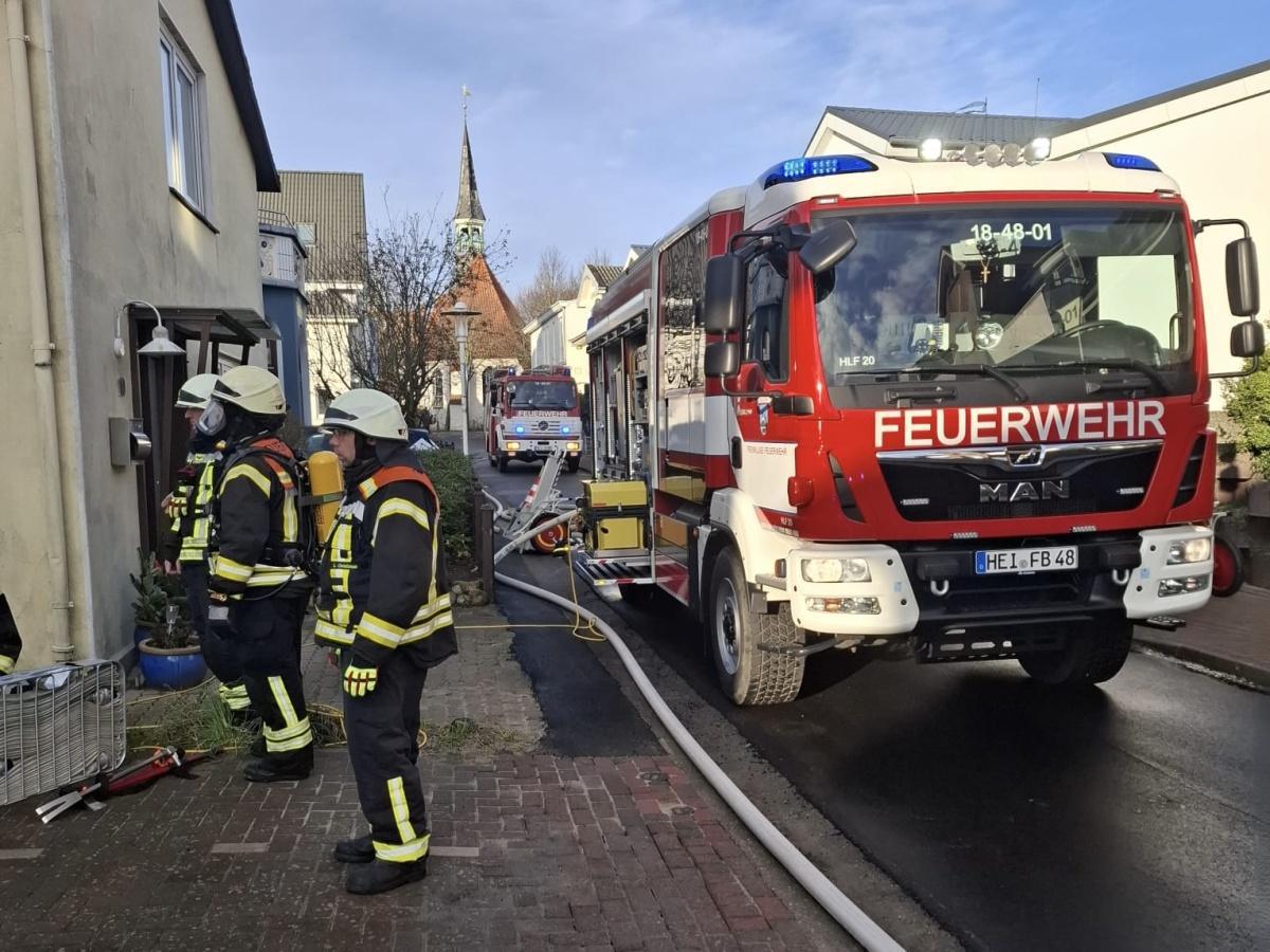 Büsum - Wäschetrocknerbrand löst Feuerwehreinsatz aus
