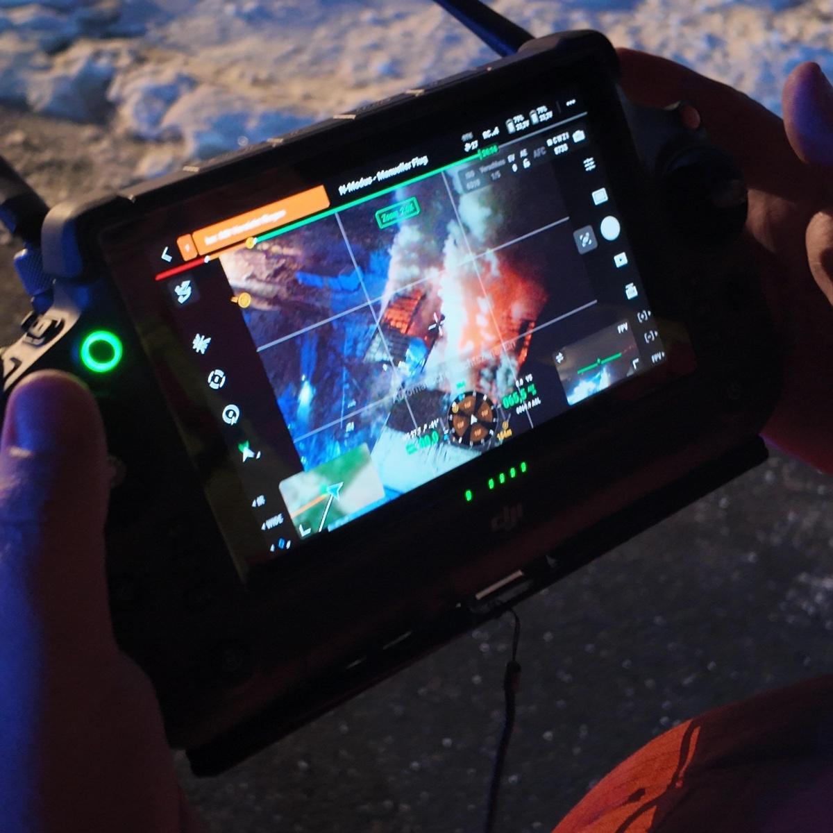 KWK - Kartoffellagerhalle abgebrannt