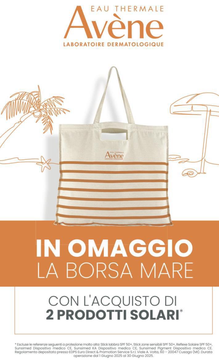 Omaggio con solari Avène!
