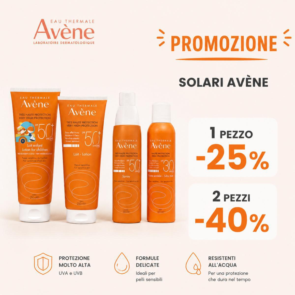Promozione Solari Avène Promozione Solari Avène