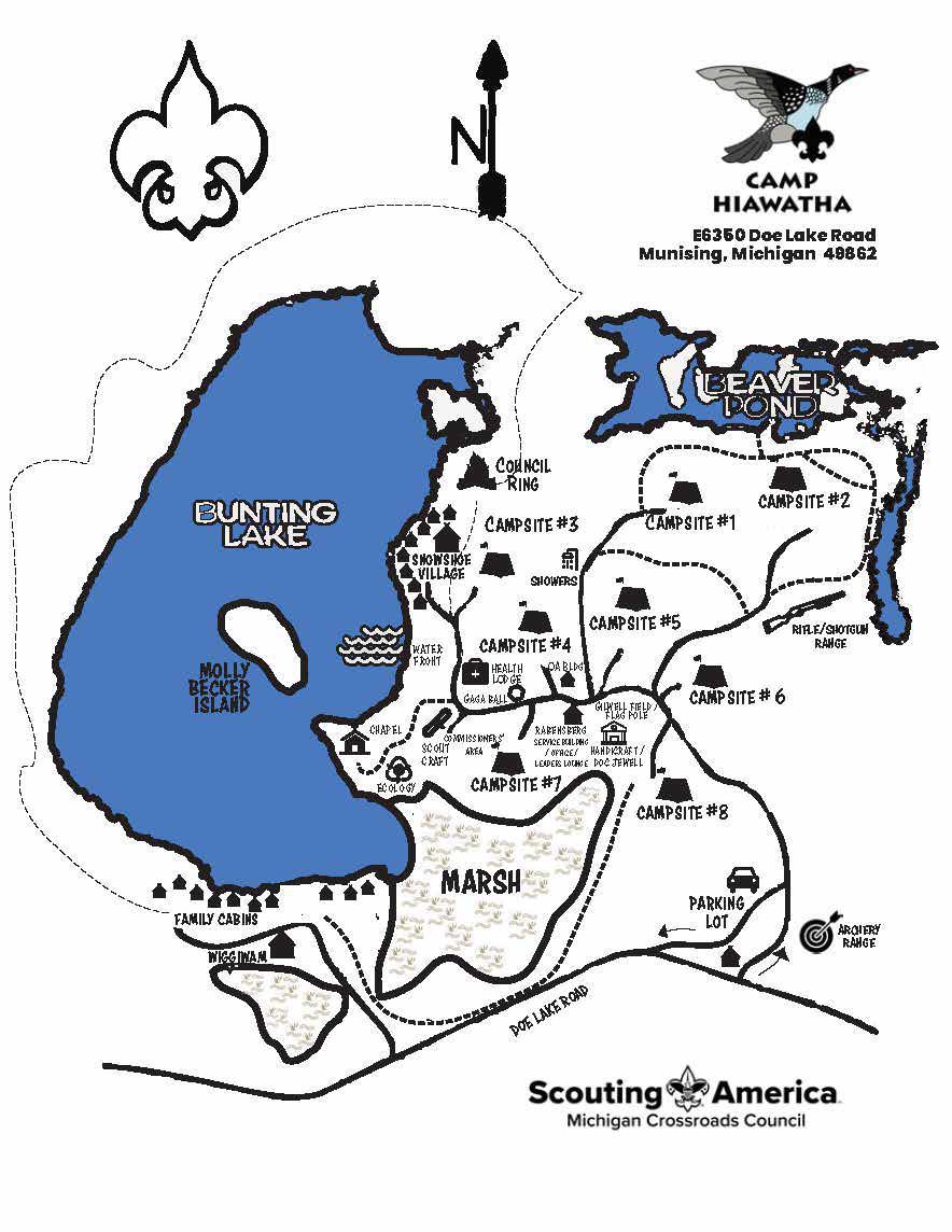 Map of Camp - Click to Zoom