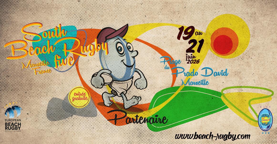 🎉🏉Flyer Ovale Beach Rugby Marseille🏉🎉