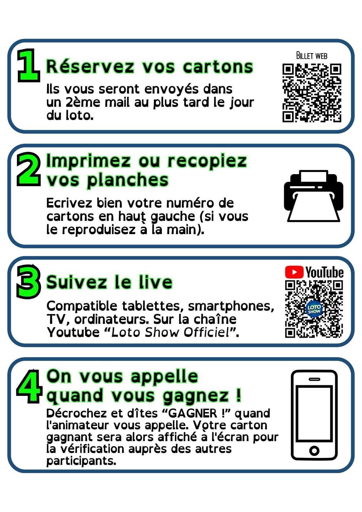 🎉🍀Flyer Loto Live FCPE13 Collège Fernand Léger 🎉🍀