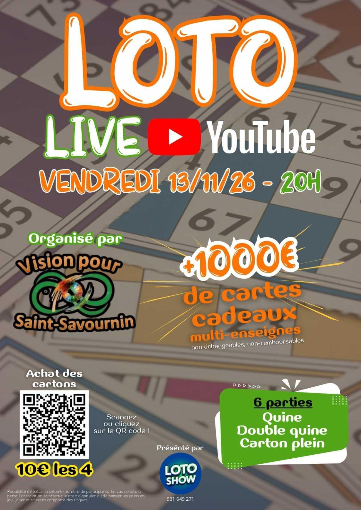Loto Live Vision pour Saint-Savournin