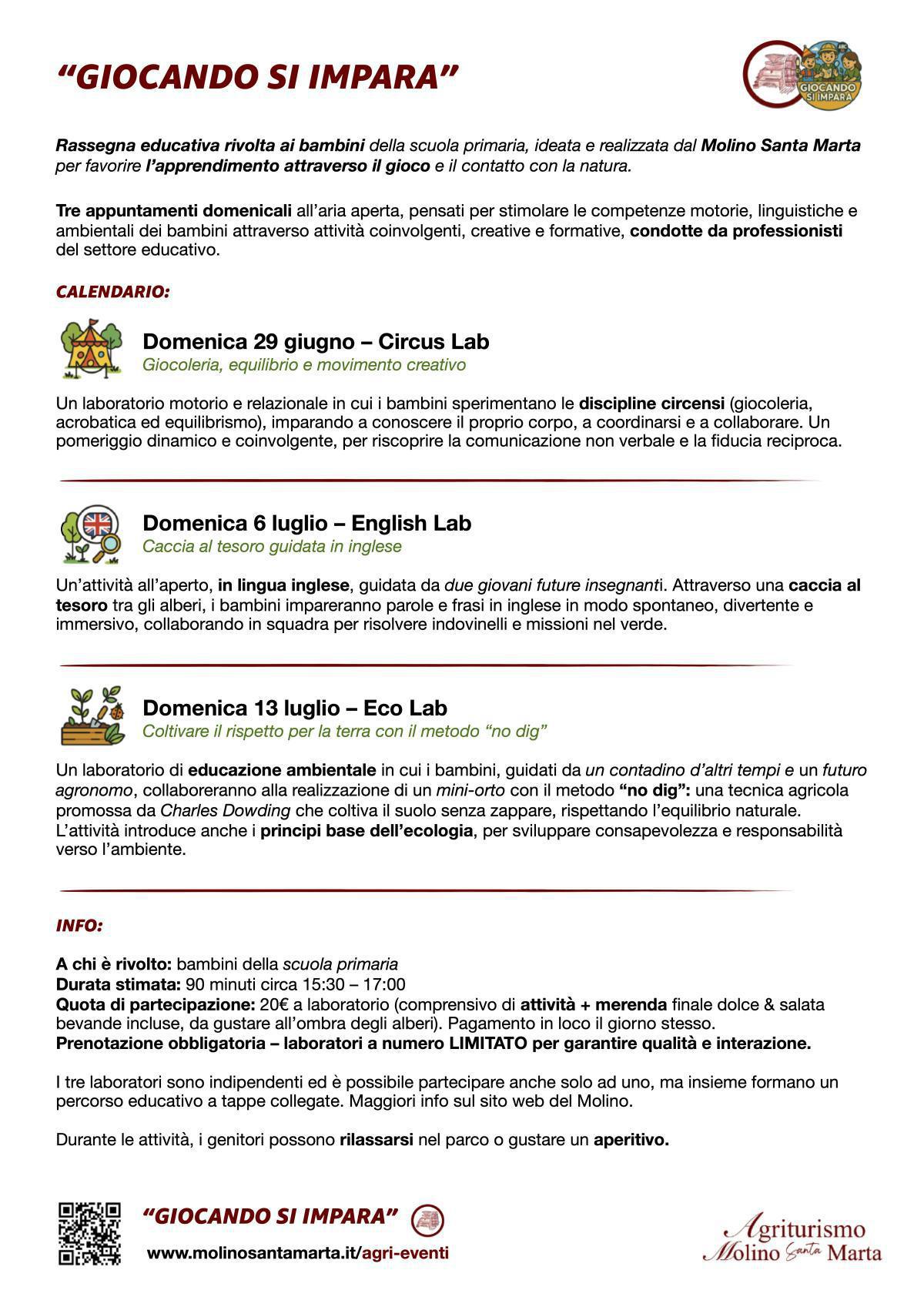 Giocando si Impara - Caccia al Tesoro nel Parco in Inglese (dalle 15:30)