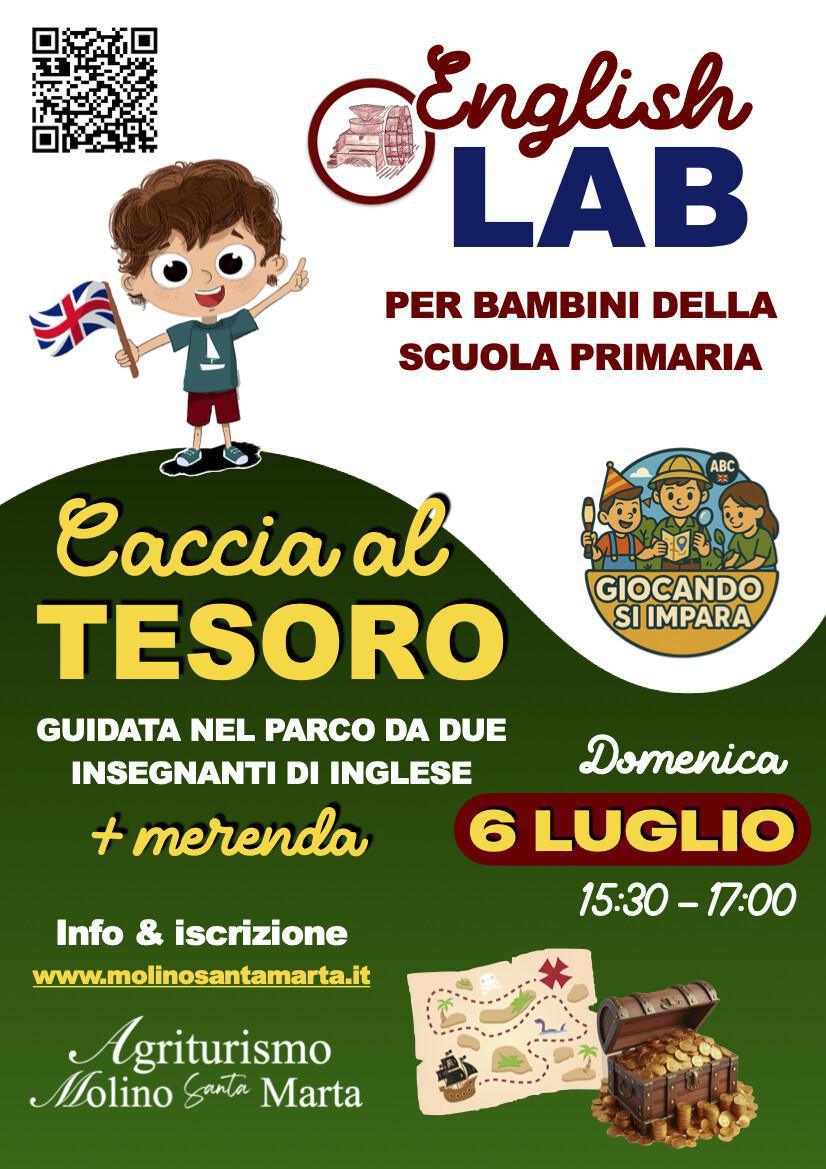 Giocando si Impara - Caccia al Tesoro nel Parco in Inglese (dalle 15:30)