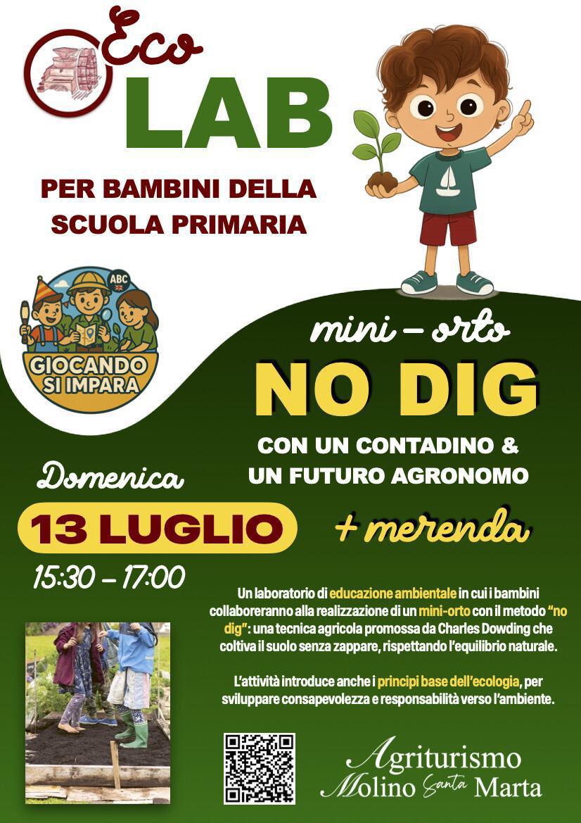 Giocando si Impara: Eco Lab: mini-orto "no dig" (dalle 15:30)