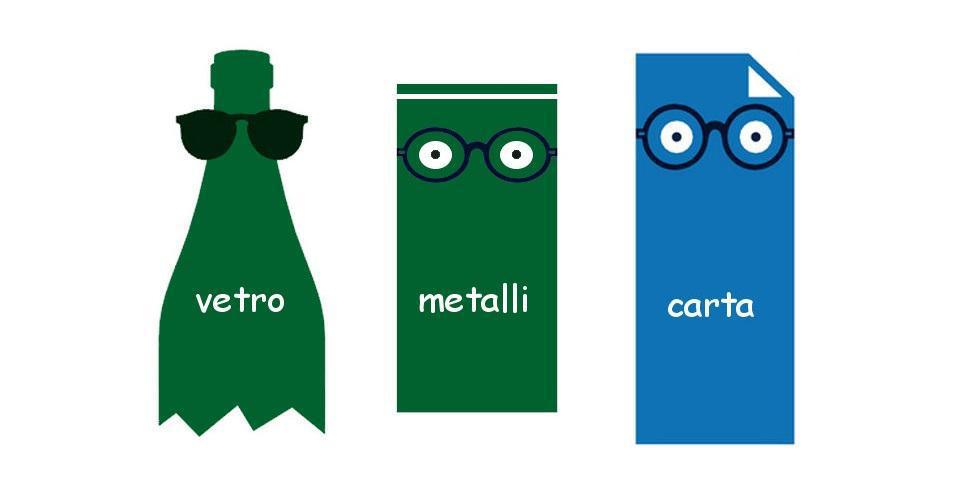 Stasera esporre vetro/lattine e carta/cartone