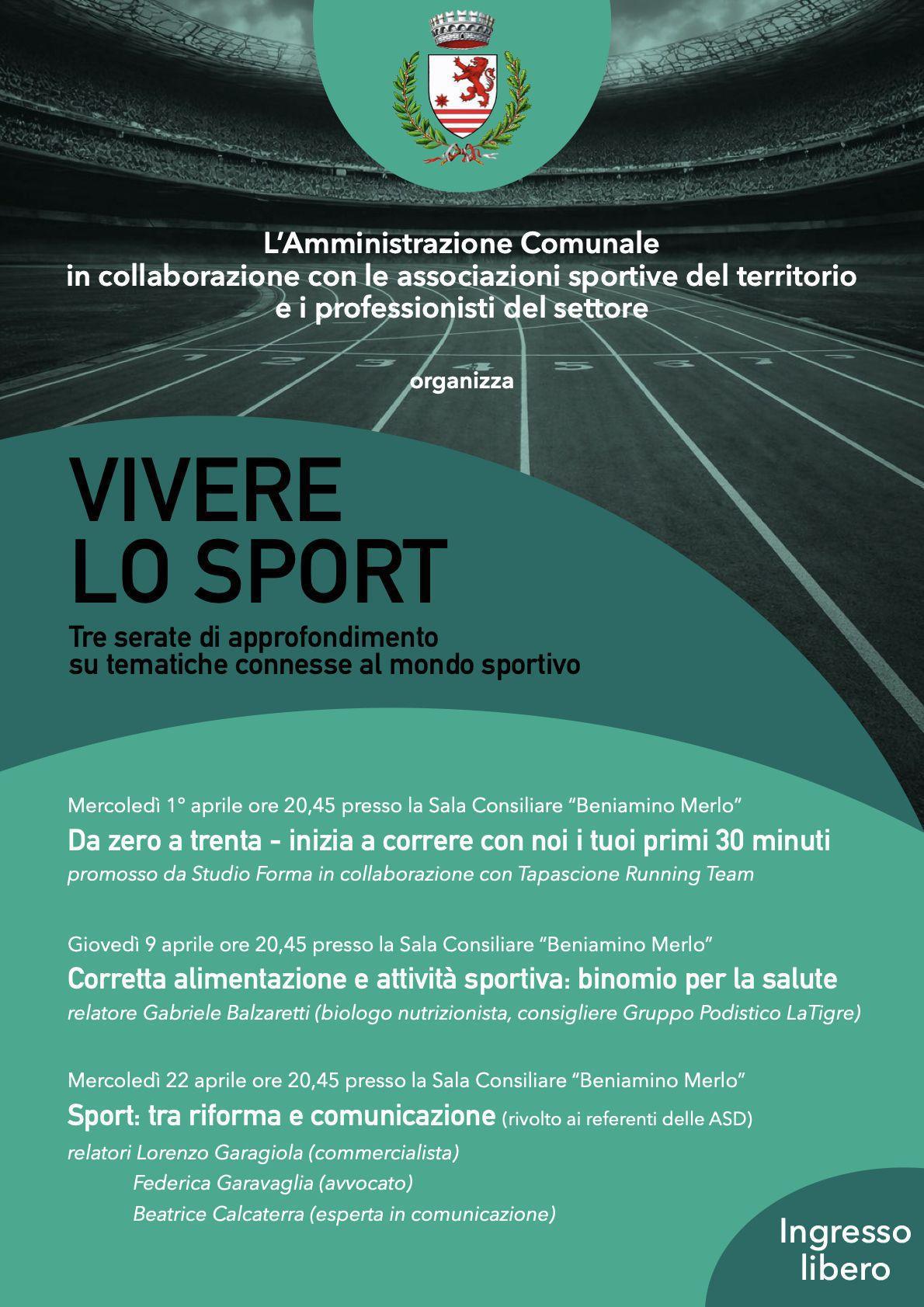 Sport: tra riforma e comunicazione (rivolto ai referenti delle ASD) (inizio ore 20,45)