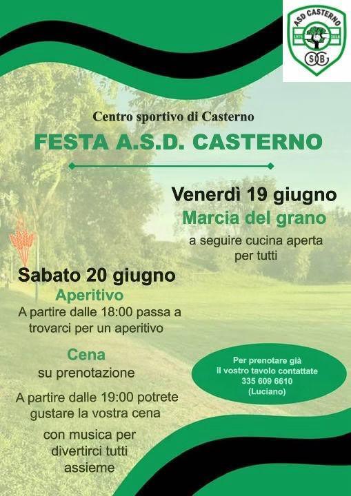 Festa ASD Casterno (inizio ore 18:00) Festa ASD Casterno (inizio ore 18:00)