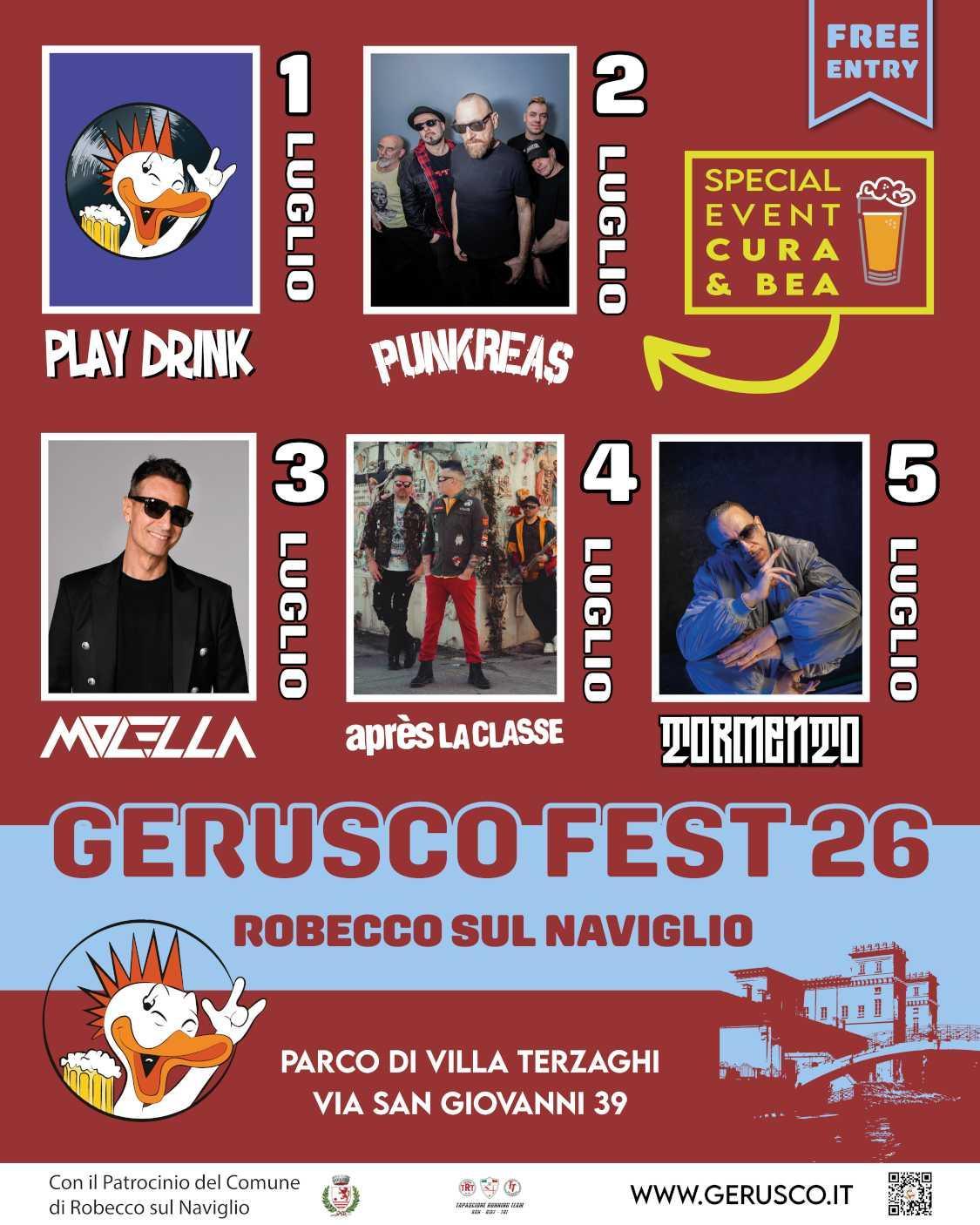 Gerusco Fest 26 (inizio ore 18.00)
