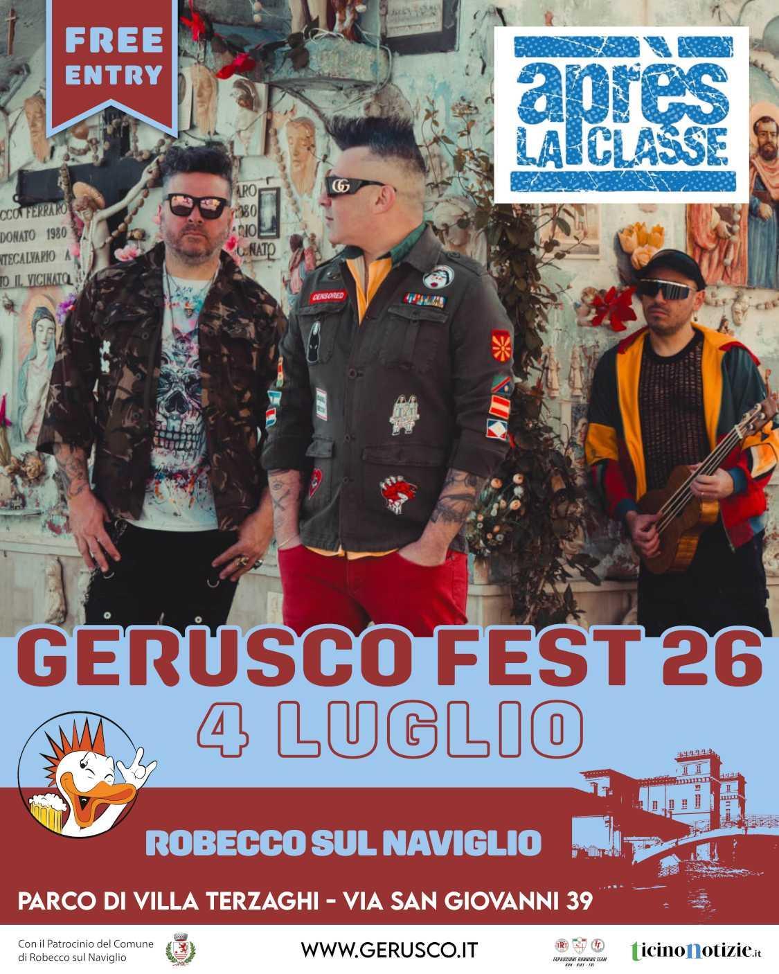 Gerusco Fest 26 (inizio ore 18.00)