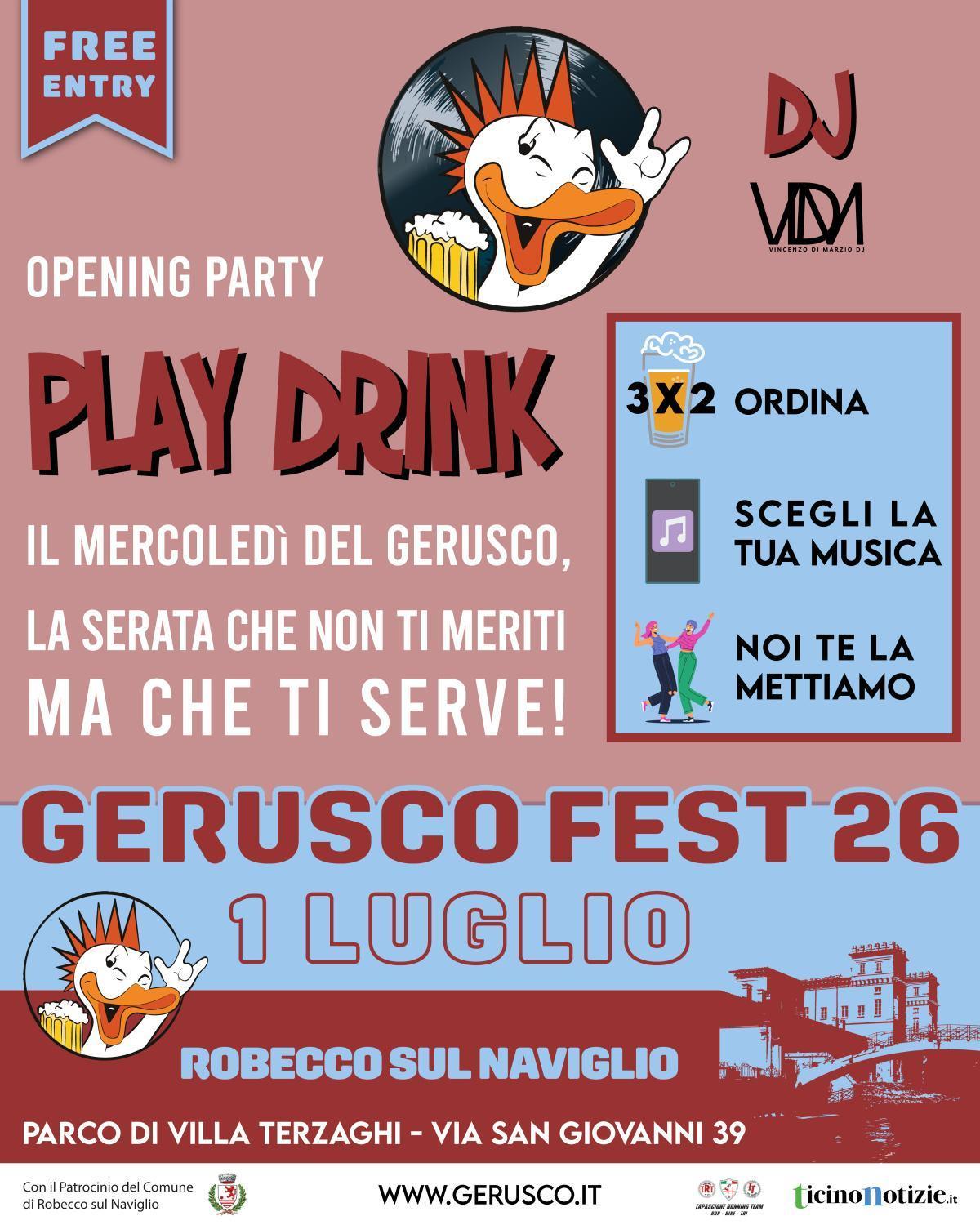 Gerusco Fest 26 (inizio ore 18.00)