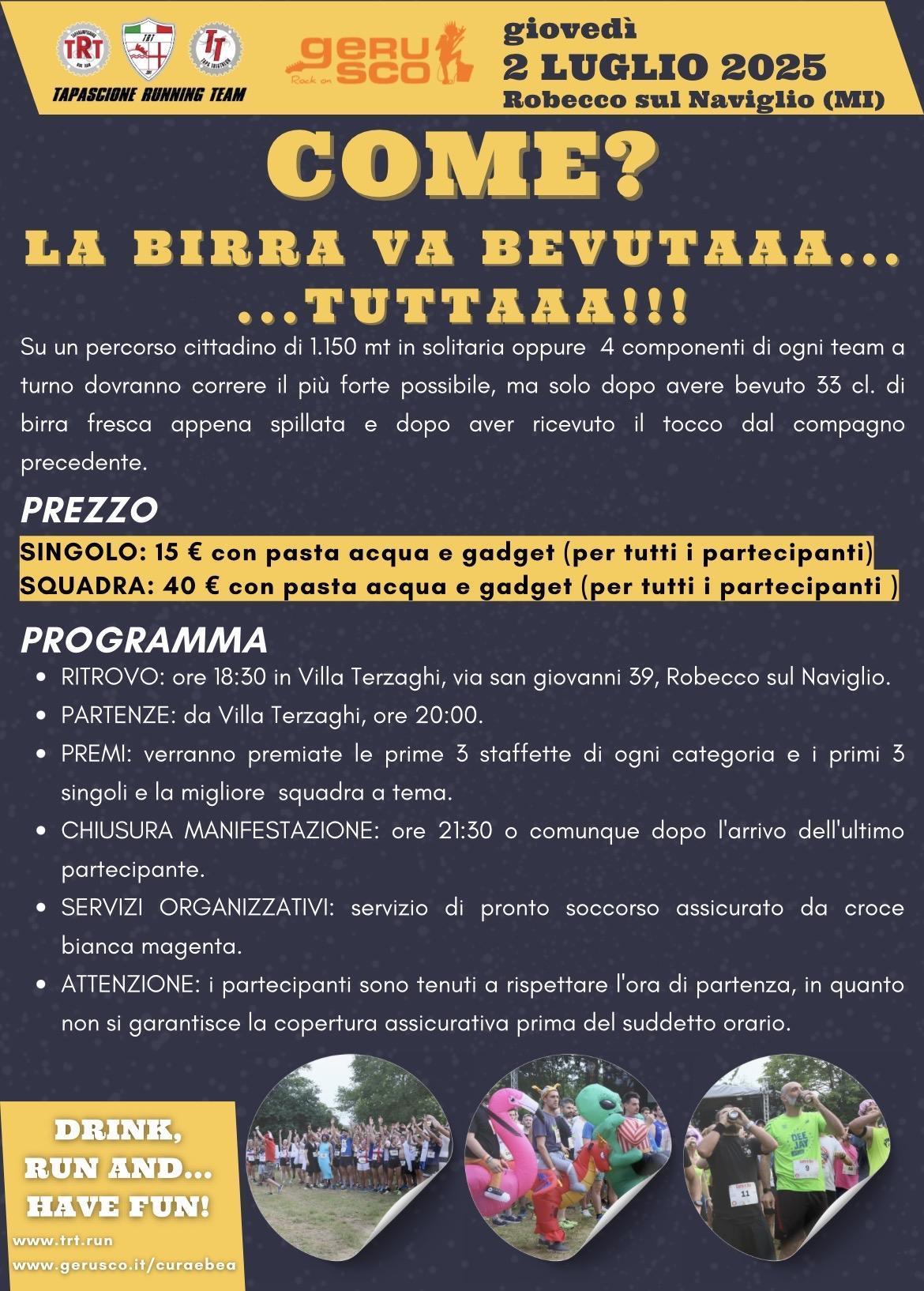 CURA E BEA 2026 (inizio ore 18.30) CURA E BEA 2026 (inizio ore 18.30)