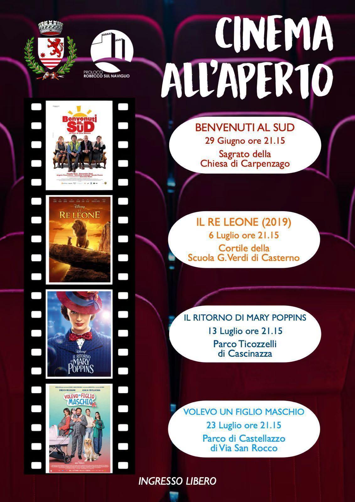 Cinema All' Aperto - Il Ritorno di Mary Poppins (Inizio ore 21.15)