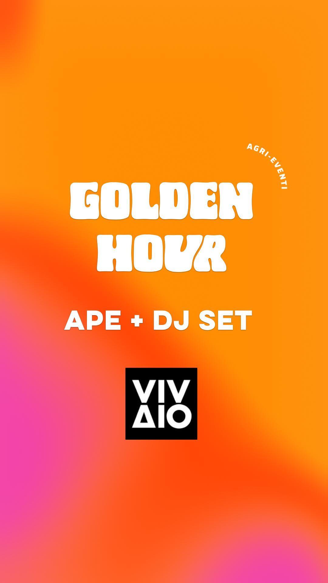  Golden Hour - Aperitivo & DJ set by IL VIVAIO (dalle 18:00 all'1:00)