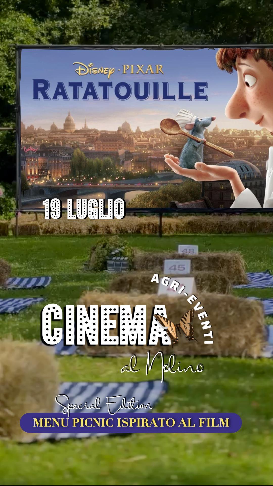 Cinema al Molino: Ratatuille (inizio ore 21.15) Cinema al Molino: Ratatuille (inizio ore 21.15)