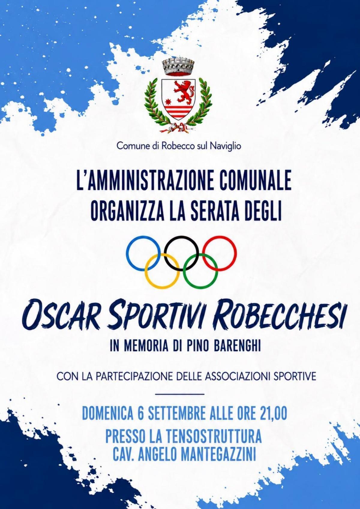 Oscar Sportivi Robecchesi (Inizio ore 21.00)