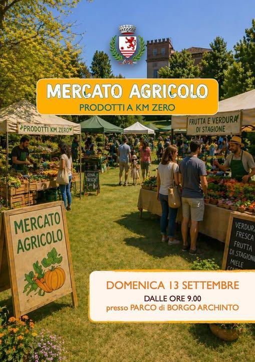 Mercato Agricolo - Prodotti a km zero (dalle ore 9:00)