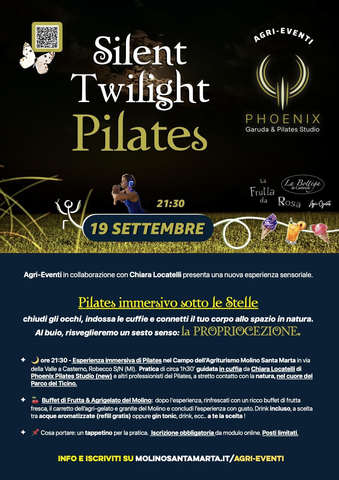 Silent Twilight Pilates (inizio ore 21:30)