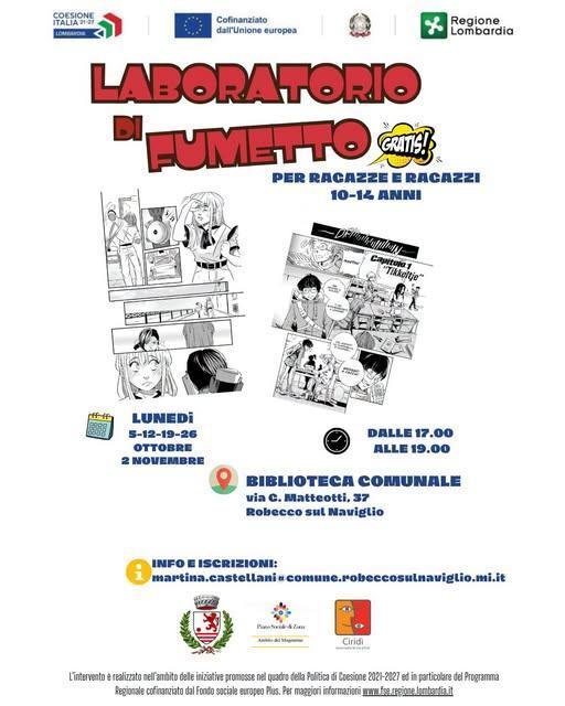 Laboratorio di Fumetto (dalle ore 17.00 alle 19.00)
