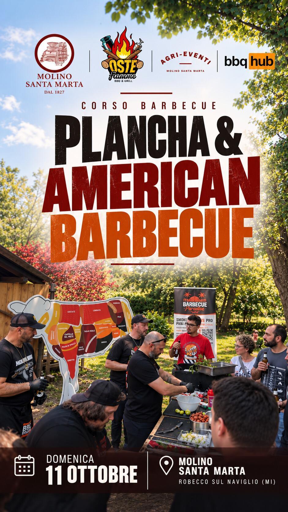 Corso BBQ HUB: Plancha & American BBQ (inizio ore 11:00)