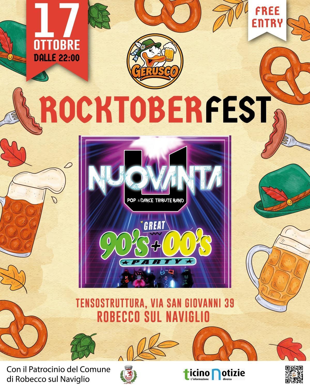 Febbre a Nuovanta - Gerusco Rocktoberfest (dalle ore 22.00)