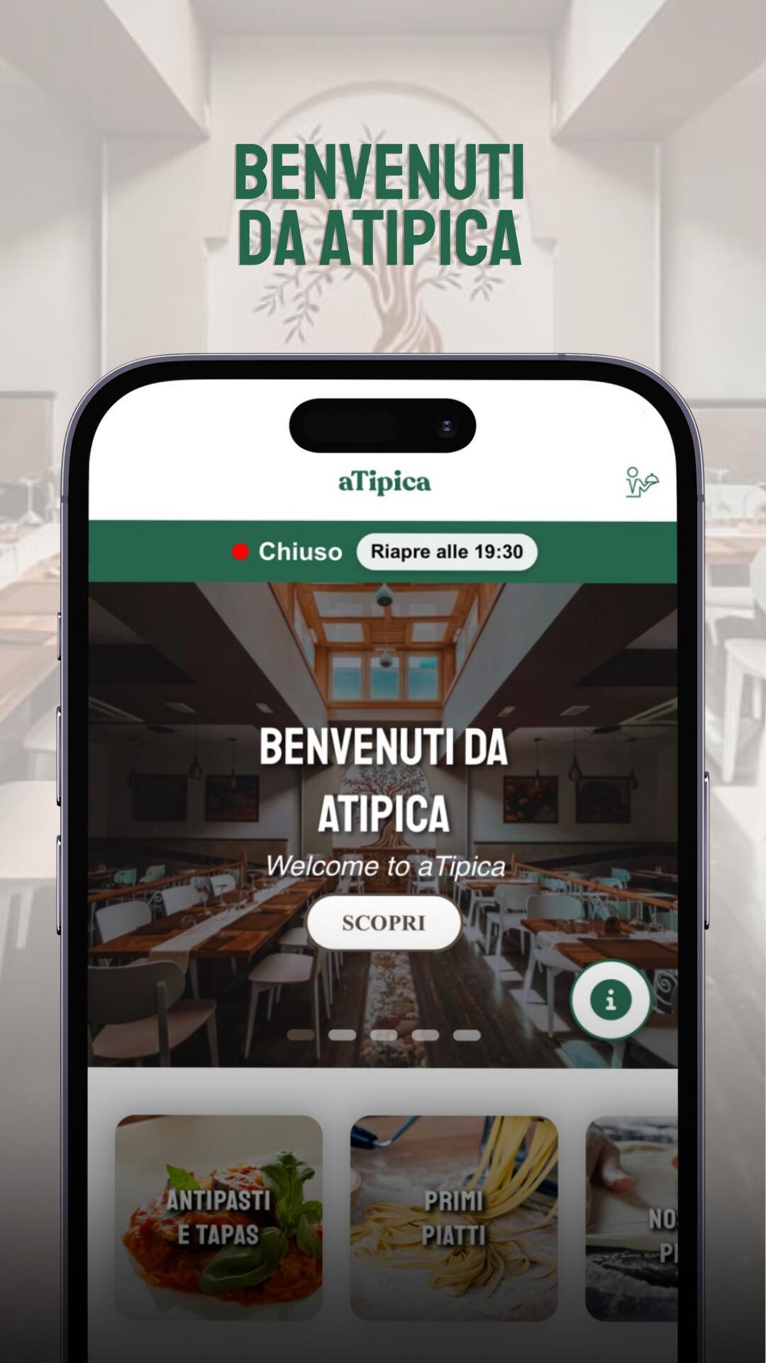 aTipica lancia la sua nuova APP: il menu digitale e molto di più!