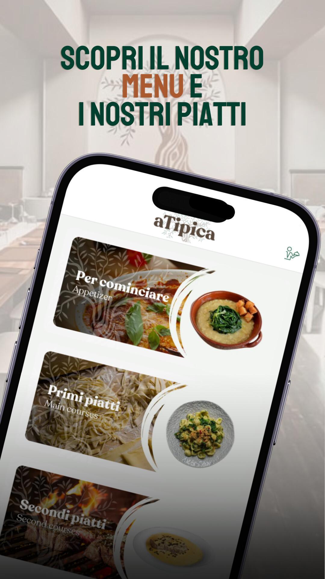 aTipica lancia la sua nuova APP: il menu digitale e molto di più!