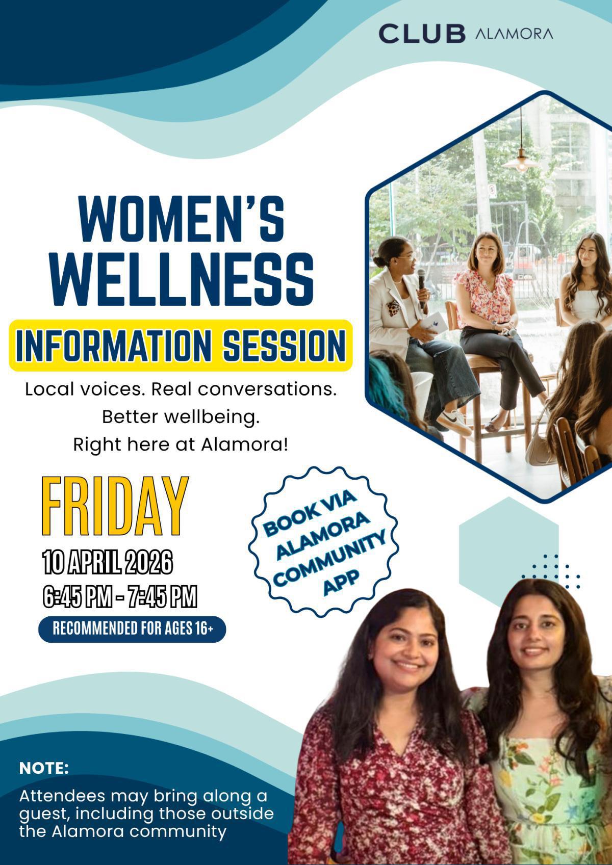 Women's Wellness Information Session at Club Alamora!