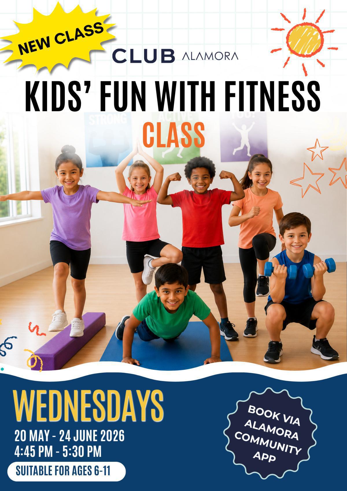 NEW CLASS: Kids' Fun with Fitness Class