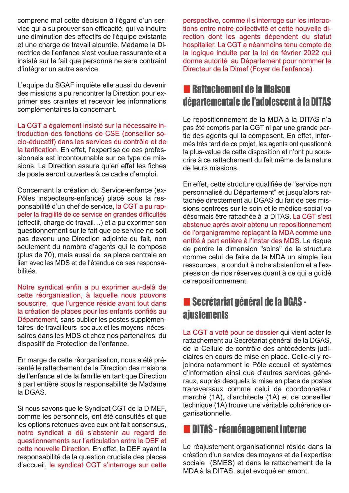 Compte-rendu du Comité social territorial du 28 mars 2024 Compte-rendu du Comité social territorial du 28 mars 2024