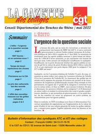Journaux et bulletins des sections syndicales