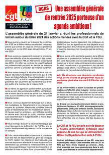 Journaux et bulletins des sections syndicales