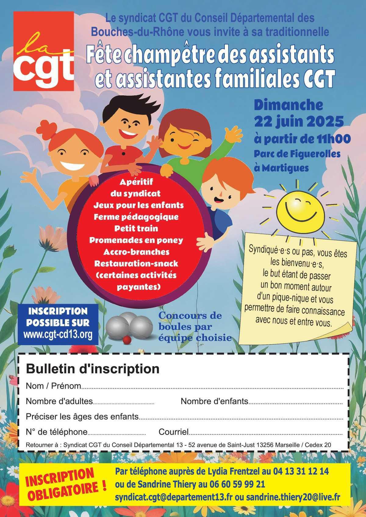 Fête champêtre des assistants familiaux dimanche 22 juin 2025 