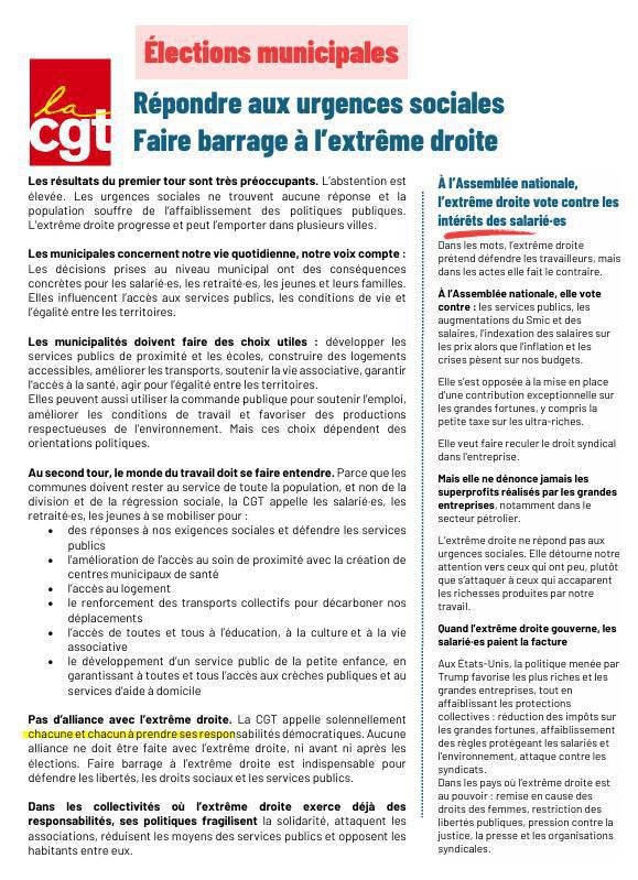 Elections municipales