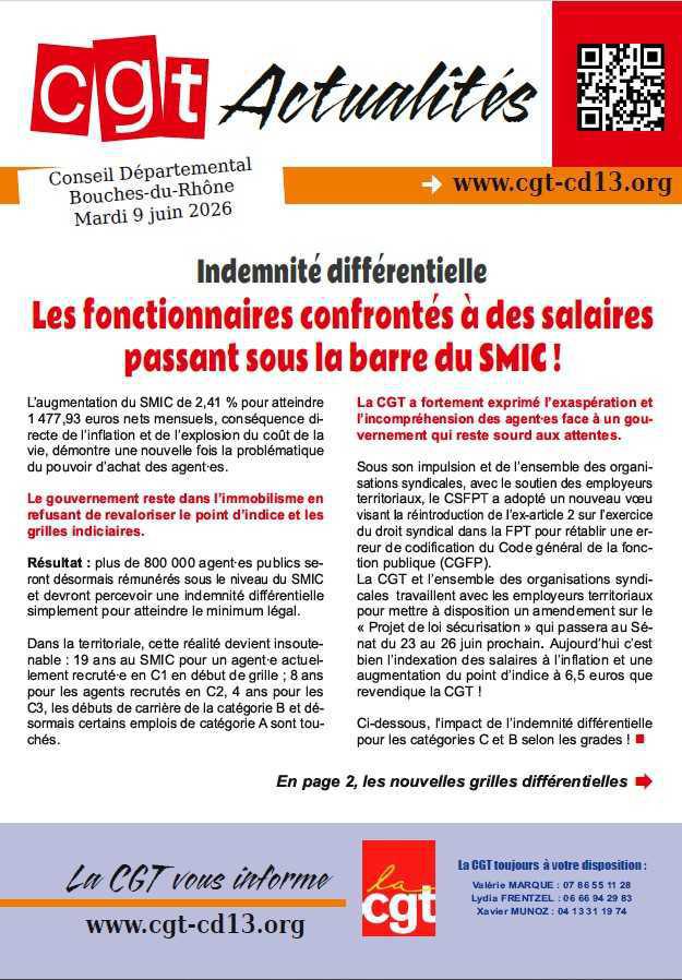 CGT Actualités du mardi 9 juin 2026