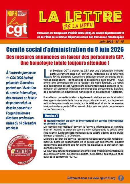 La Lettre de la MDPH