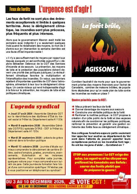 CGT Actualités du 28 juillet 2026