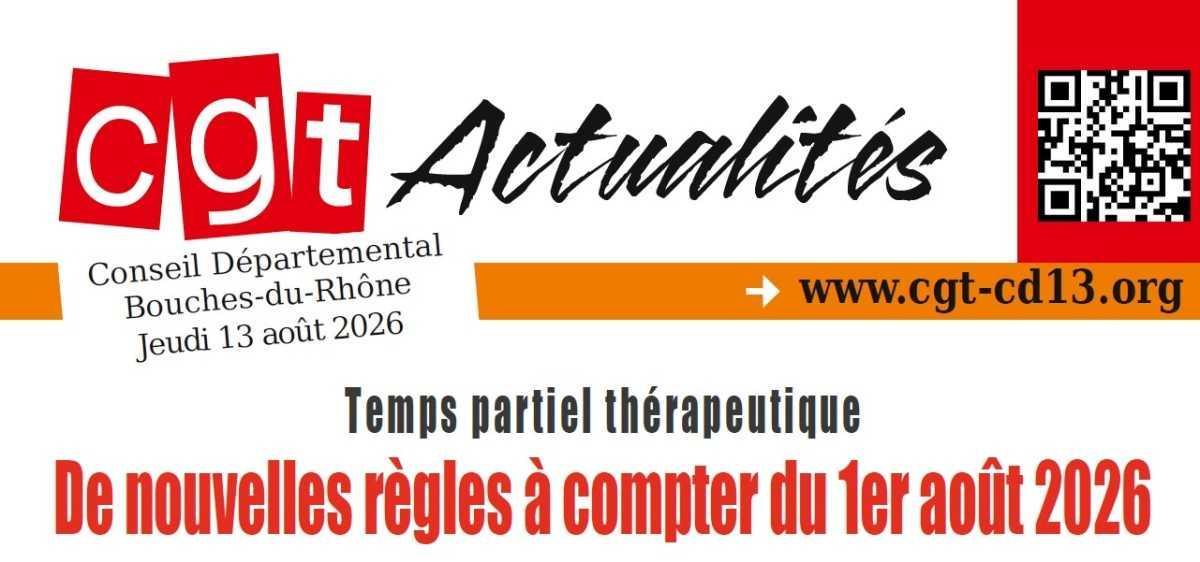  CGT Actualités du jeudi 13 août 2026