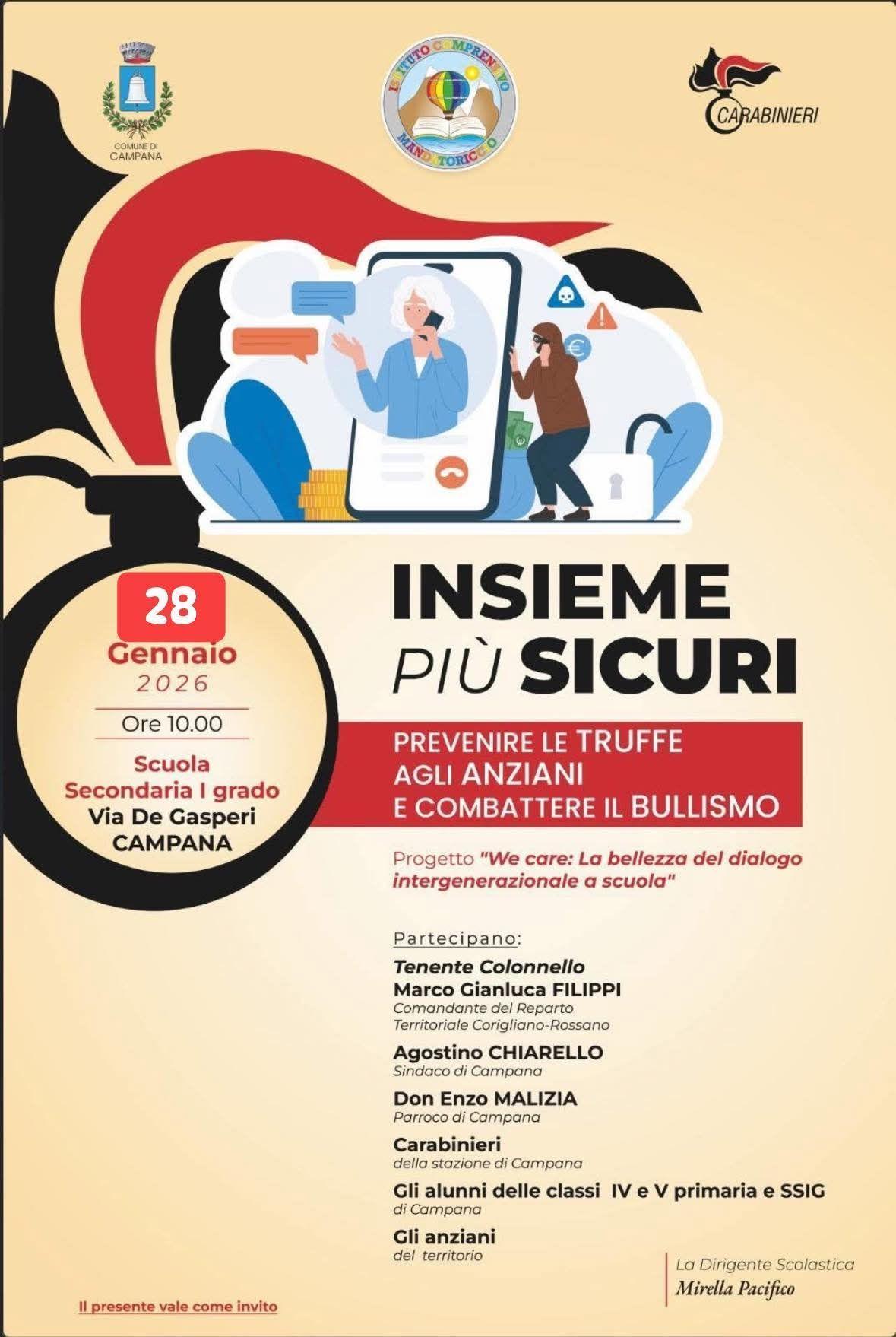 Insieme più sicuri (inizio ore 10:00) Insieme più sicuri (inizio ore 10:00)